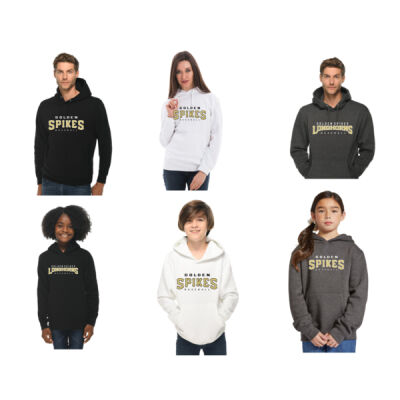 NEW-Golden Spikes Youth and Adult Lane Seven Unisex Premium Pullover Customizable Hoodie   Thumbnail