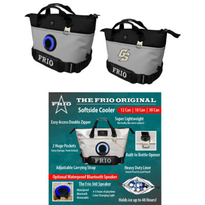 NEW-Golden Spikes Softside Cooler with Waterproof Bluetooth Speaker Thumbnail